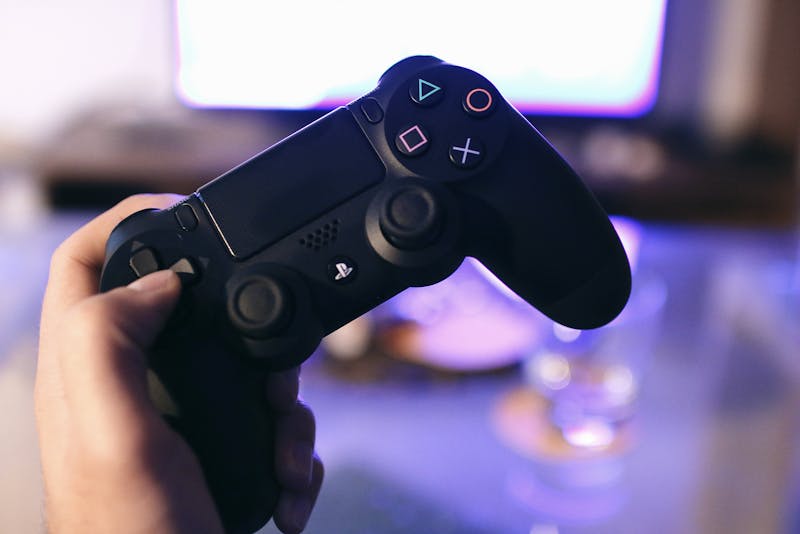 a PlayStation controller